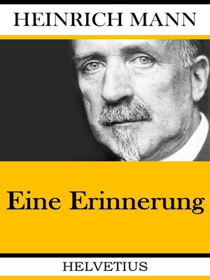 cover image of Eine Erinnerung